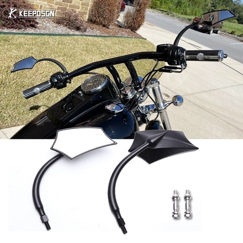 Motorcycle side mirrors - 2x,