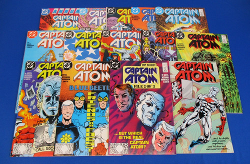 Captain atom comics lot - captain,