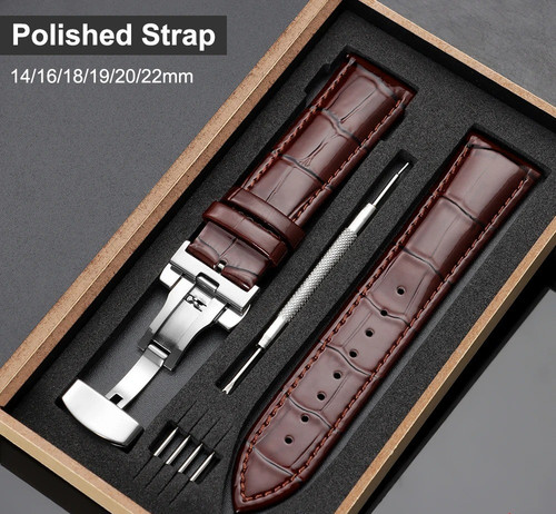 Genuine leather watch band - leather,