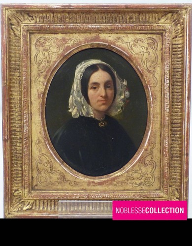 Antique 1830s french oil - antique,