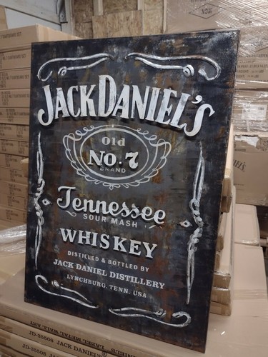 Jack daniel metal - metal, wall