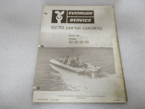 Pm228 1978 evinrude - pm228,