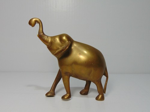 Brass elephant made india - brass,
