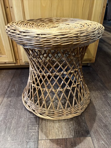 Vtg end table plant - vtg,
