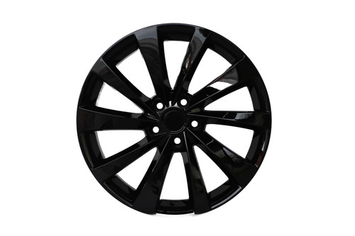 Set 19x8 gloss black - set, 4