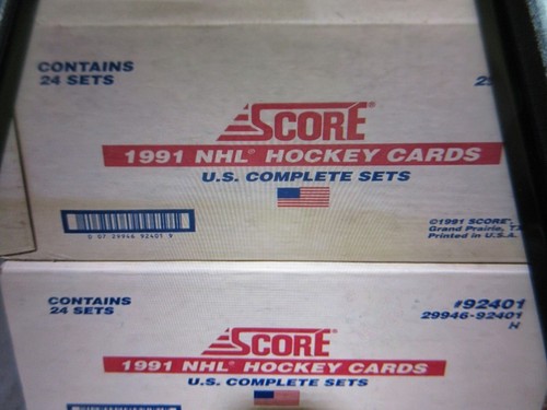 1991 score usa hockey factory - 1991,