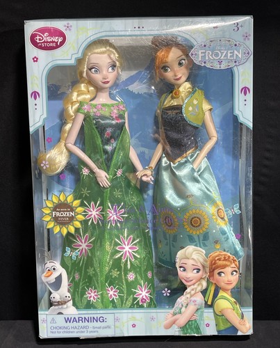 Disney store elsa anna dolls - store,