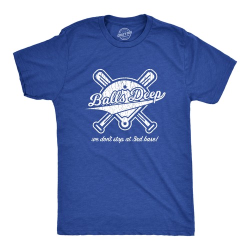 Mens balls deep funny - balls, baseball