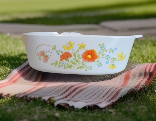 Vtg corningware wildflower - vtg, 2