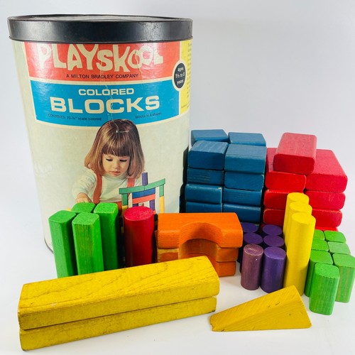 Vtg 1972 playskool wooden - 1972,