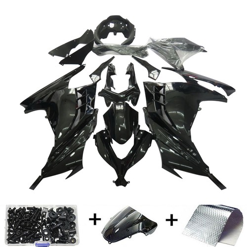 Glossy black fairing - kit, for