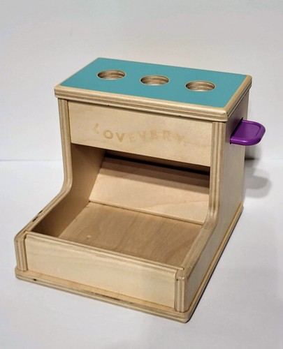 Lovevery wooden peg drop box - lovevery,
