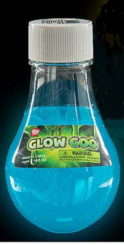 Blue glow the dark - dark, slime