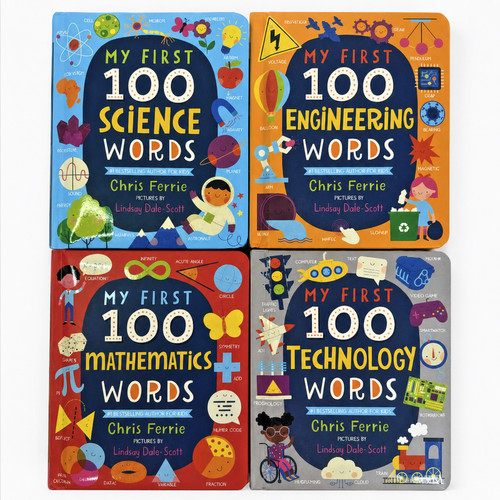 First 100 words stem book - words,