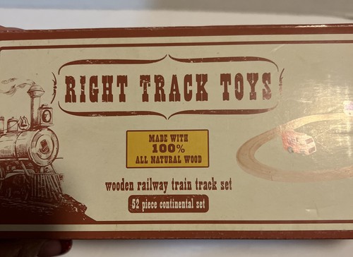 Wooden train track - track, 52