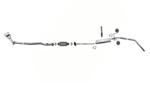 Exhaust converter for - exhaust, toyota
