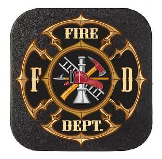 Firefighter cross rubber - firefighter,