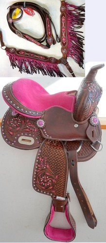 Show barrel saddle - show, 12"