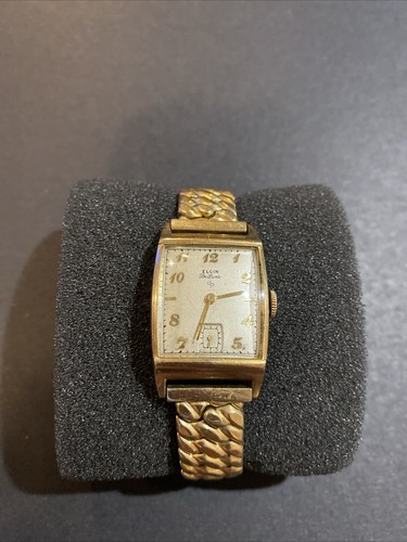 Vintage elgin deluxe 10k gold - vintage,