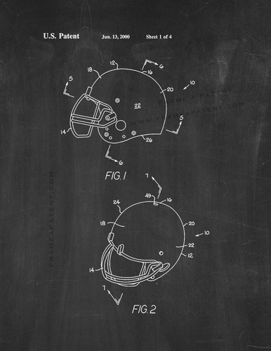 Football helmet with - football,