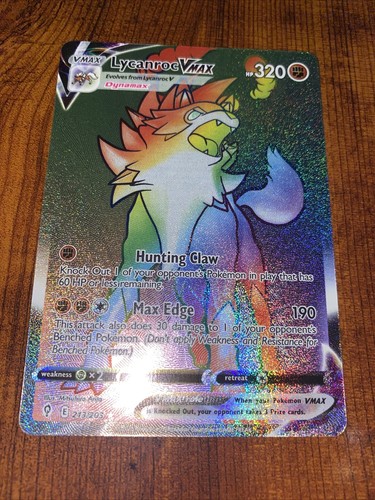 Pokemon lycanroc vmax 213 - vmax, 213/203