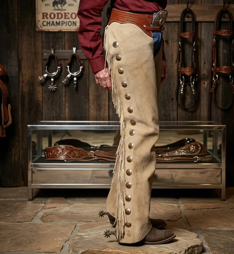 Men cowboy buckskin brown - cowboy,
