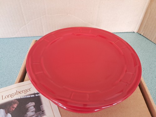 Longaberger pottery tomato red - pottery,