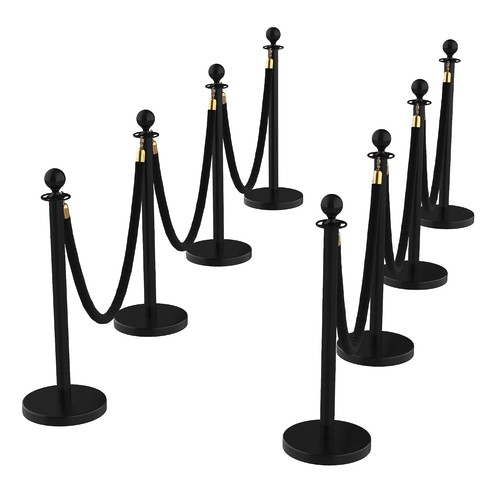 Piece stanchion set with - 4/6/8-piece,