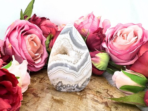 Crazy lace agate flame 5 - flame, 3.5"