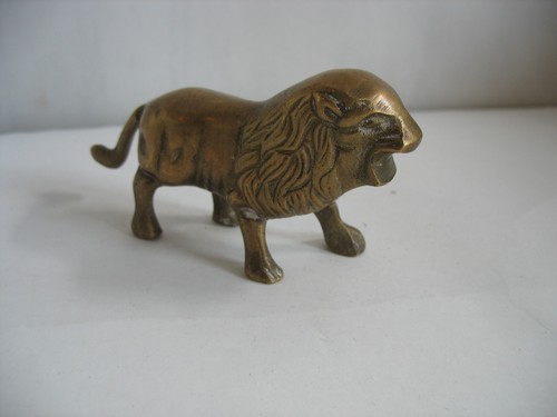 Cast brass figurine - cast,