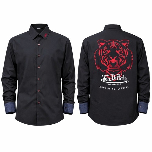 Von dutch button down shirt - dutch, button-down