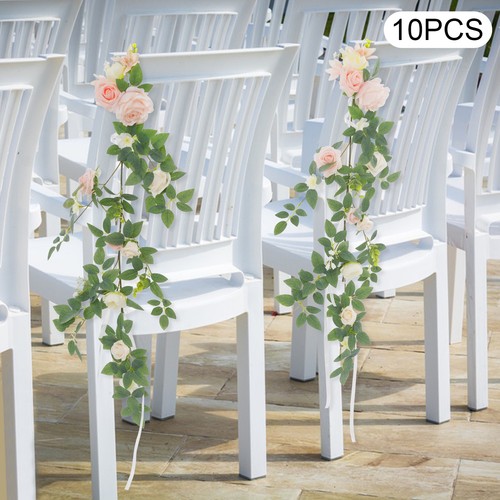 10pcs artificial chair flowers - artificial,
