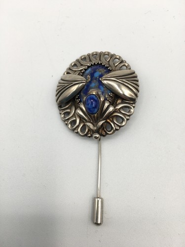 Large vintage victorian lapis - large,