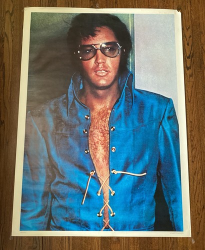 Vtg 1977 elvis - 1977, blue