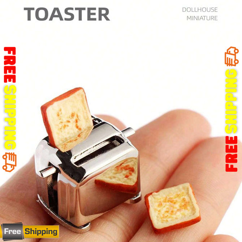 Miniature toaster bread - toaster,