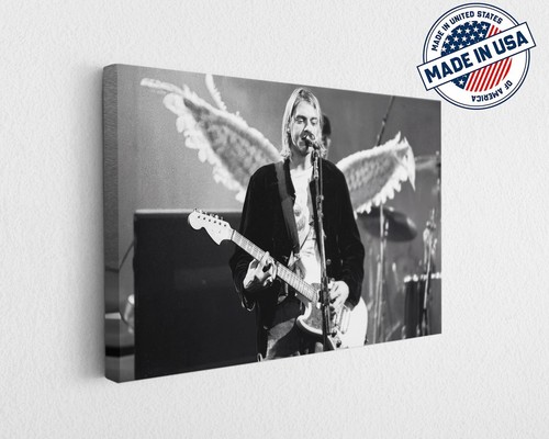Kurt cobain canvas wall - cobain,