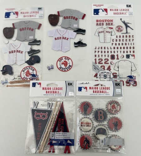 Boston red sox stickers - red,