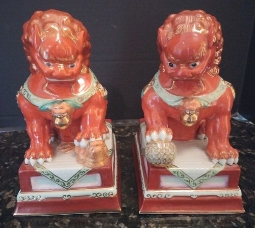 Vintage ceramic qing - 10”,