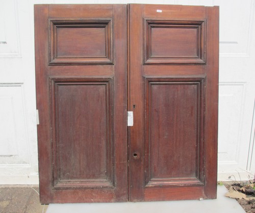 Vintage wooden panel doors - wooden,