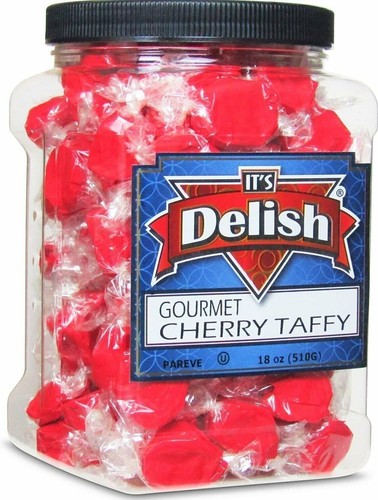 Cherry red taffy chews s - red,