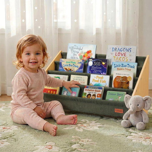 Montessori kids bookshelf - montessori,