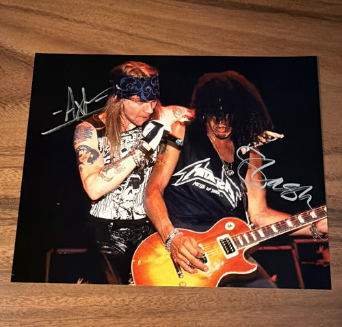 Signed musicians axl rose and - signed,