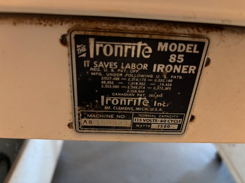 Vintage ironrite model - vintage,