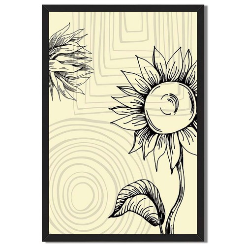 Sunflower minimalist aesthetic - minimalist,