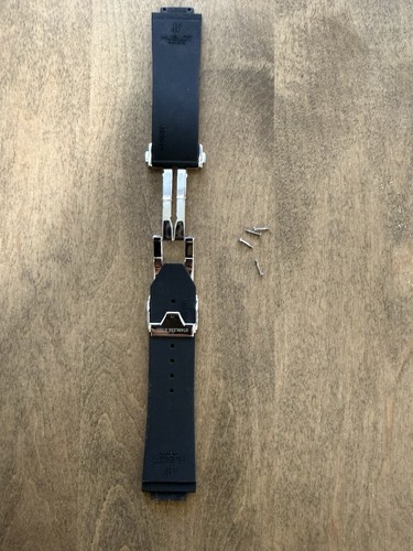 Hublot black rubber - black, band