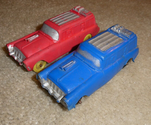 Lot vintage auburn rubber - 2,