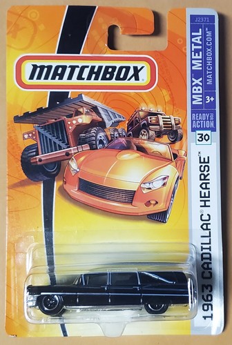 Matchbox 1963 cadillac hearse - cadillac,