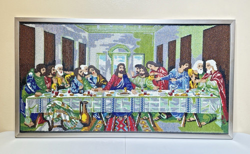 Bead embroidery finished - embroidery,