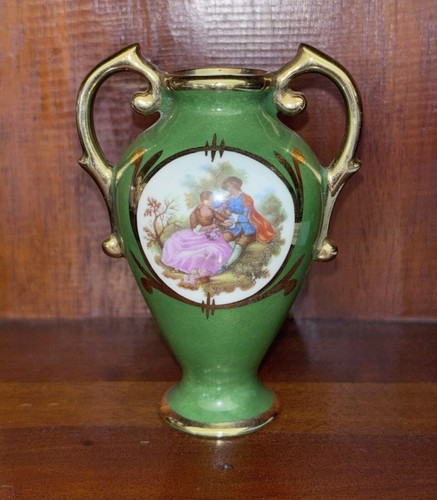 Limoges green and - and, gold