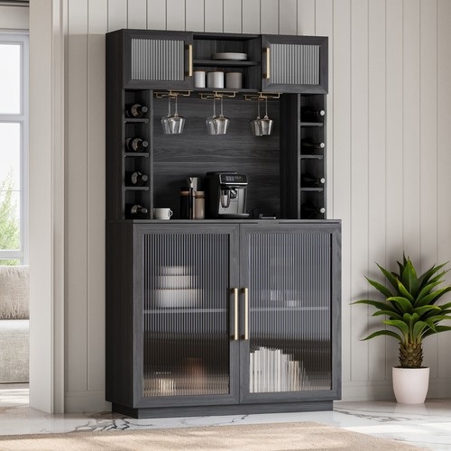 Coffee wine bar cabinet - coffee,